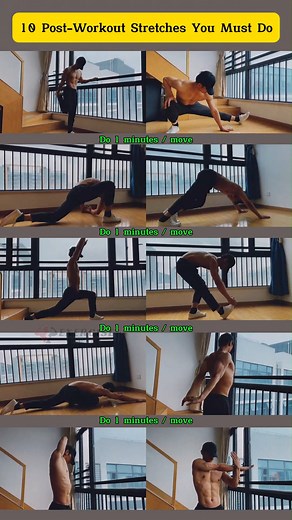 7K views · 76 reactions | 10 Post Workout Stretches You Must Do #fblifestyle | Exercise Guide | Facebook