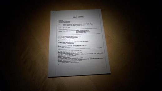 Tragédie de Lac-Mégantic: pas de responsabilité au Canadien Pacifique, tranche la Cour d’appel - Reportage