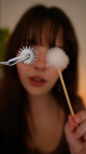 Sharp or dull sensory test 🪶⚙️? #asmr