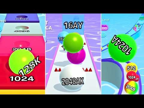 LIVE 🔴 24/7 | Ball Run 2048 vs Ball Run 2048 Infinity Mode vs Ball Run Infinity | Ball Games Hub