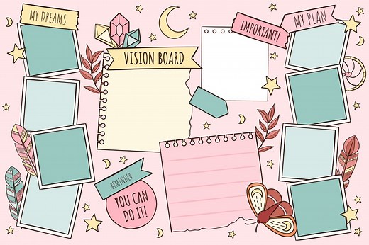 Así puedes crear paso a paso un Vision Board, la herramienta que te ayuda a cumplir tus objetivos
