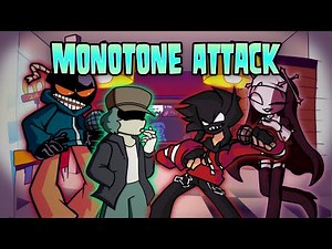 FNF Monotone Attack but OG Mods Sing It - VS Impostor V4 Cover +FLP