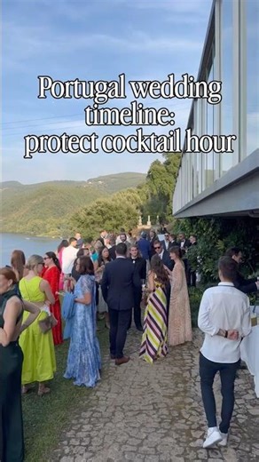 Portugal wedding timeline: protect cocktail hour #portugalwedding #wedding #weddingphotography