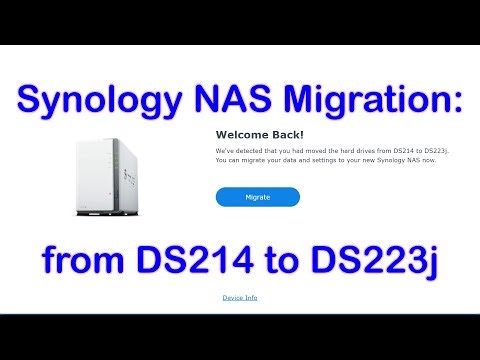 Synology NAS Migration: from DS214 to DS223j