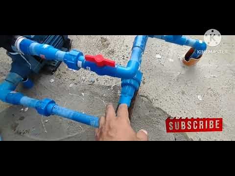paano ang set up ng tangke ng tubig na may booster pump..
