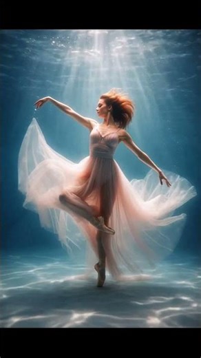 Submerged Grace: An Underwater Ballet Dream