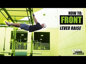 How To Do A FRONT LEVER RAISE | Exercise Demonstration Video and Guide