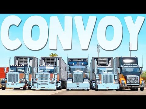 Official American Truck Simulator Multiplayer NEW TRUCKING CO. - Convoy Mode Gameplay in ATS