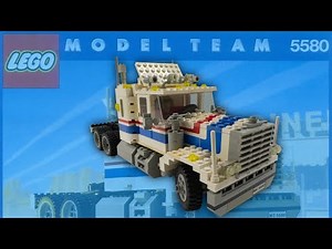 Lego Model Team 5580 Highway Rig speed build
