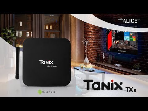 TANIX TX6 - Android TV Box with ALICE UX - AllWinner H6 - 4GB RAM - Dual WiFi - USB3.0