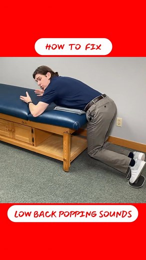How to Fix Lower Back POPPING Sounds at Home #chiropractic #crackingbones #DrRowe #chiropractor #SpineCare #bonecracking | Dr. SpineCare