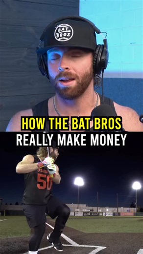 Enjoy The Show™ on Instagram: "How the Bat Bros Really Make Money 🤔 #baseball #mlb #batbros #podcast"