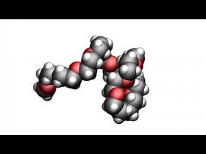 PEG molecule in vacuum | GROMACS simulation with script