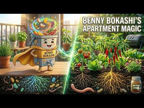 Bokashi Magic! 🪣✨ Turn Kitchen Waste into SUPER Soil (No Smell, No Bugs!) | Kid Scientist Garden Lab