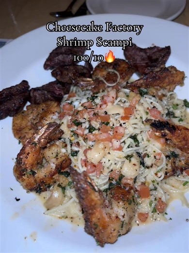 Delicious Shrimp Scampi and Steak Recipe