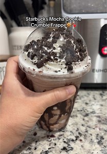 Homemade Starbucks Mocha Cookie Crumble Frappe Recipe