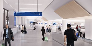 Inside the new Delta Air Lines terminal at LAX