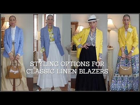 CLASSIC LINEN BLAZERS FROM TALBOTS