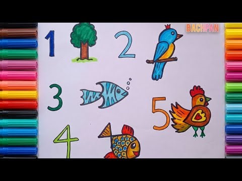 Easy number drawing for kids #drawing #easydrawing #drawing4kids #viral