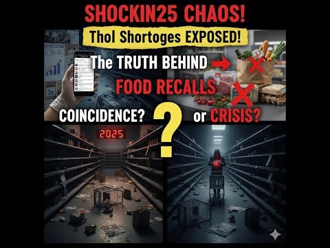 Coincidence or Chaos The Truth Behind 2025’s Food Shortages & Recalls