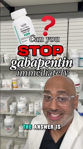 ⚠️GABAPENTIN WARNING: Don’t Stop It Suddenly
