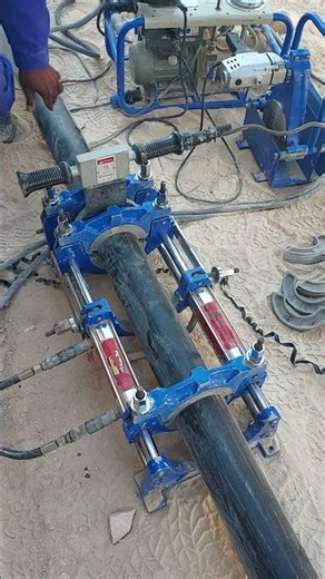 Mechanical pipe connection #mechanical #pipe #pipeconnection #buildingconstruction