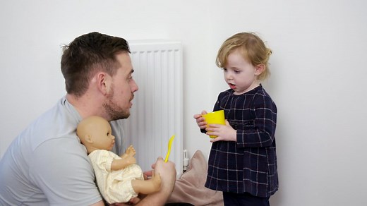 Early pretend play with toddlers