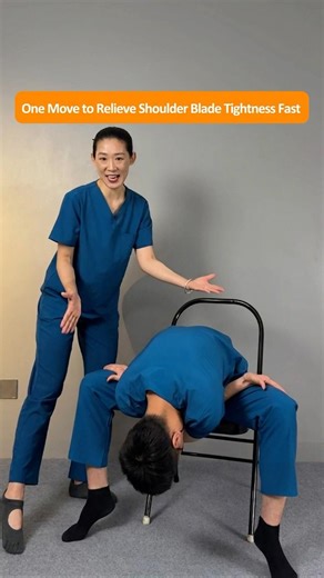 One Simple Seated Move to Relieve Shoulder Blade Tightness and Upper Back Stiffness Fast