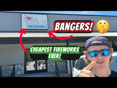 Little J’s Fireworks store tour | 4th of July 25’ Fireworks Shopping