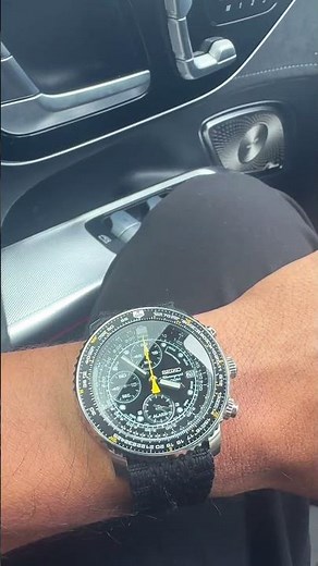 Seiko Flightmaster SNA411 Pilot Chronograph Watch. #seiko #chronographwatch #watchcollection