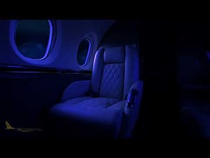 DARK Moving Private Jet ASMR 🛩️ Call Dings, Flight Attendant, Ambient Cabin Sounds & Vibes for Sleep