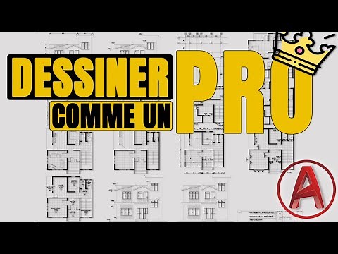 Dessiner une VUE EN PLAN et une ÉLEVATION sur Autocad 2D - Méthodologie de travail