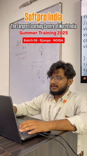 Softpro India on Instagram: "🚀 Batch 06 - Django | NOIDA Summer Training 2025 @ Softpro India is LIVE! 💥 The coders of tomorrow are here — ready to master Django, build real-world apps, and own the backend game. ⚙️💻 🎯 High-energy training | 💡 Real projects | 🤝 Expert mentorship This isn’t just training — it’s a launchpad for backend brilliance. Let the journey begin! 🔥 #SoftproIndia #Batch06Noida #DjangoMasters #SummerTraining2025 #CodeWith