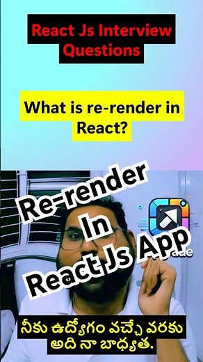 🟩 Re-render in React – Clear Explanation 🔄 #reactjs #javascript #easytoupgrade
