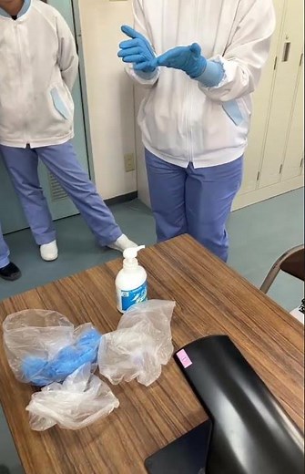 Handwashing training