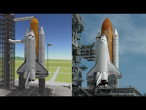 KSP Space Shuttle Replica Mission (100% Stock)