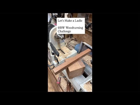 Let’s make a mahogany ladle