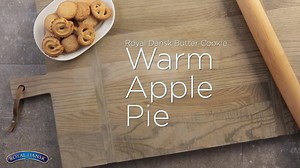12K views · 96 reactions | Try this delicious and easy dessert for the Holidays, Apple Pie with Royal Dansk Butter Cookies. Enjoy your sweet treat and the Holidays. | Royal Dansk | Facebook