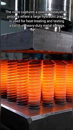 Forged in Fire: Heavy-Duty Industrial Spring Compression