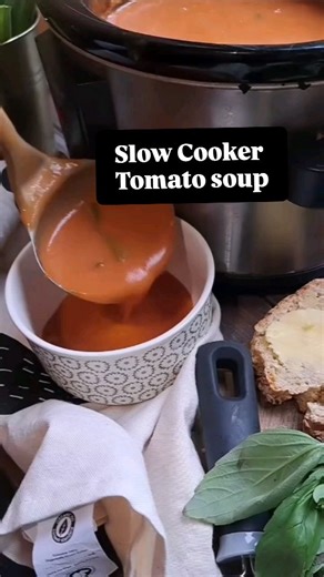 4.1K views · 190 reactions |  Slow Cooker Cream of Tomato Soup...