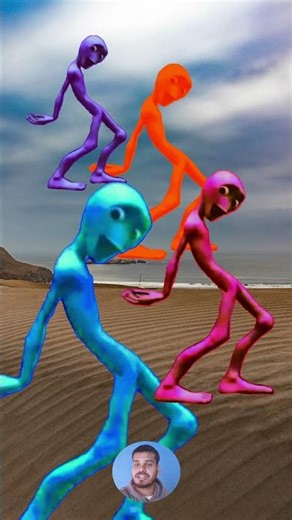Funny alien dance dame tu cosita - Part - 372 - #funny #alien #aliendance #color #crazzyalienz