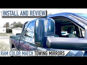 Ram Towing Mirrors Install and Review