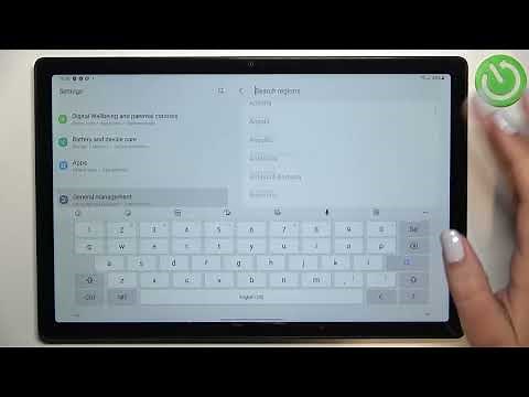 SAMSUNG Galaxy Tab A8 2021 - How To Change Date & Time