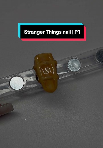 Stranger Things Inspired Nail Design Tutorial