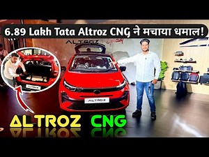 2025 Tata Altroz Facelift CNG complete features and Walkaround