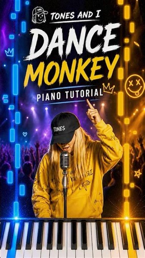 Easy - Tones And I Dance Monkey Piano Tutorial!