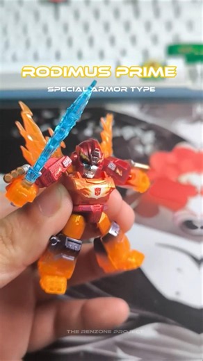Special Armor Type Rodimus Prime from Blokees DV 04 #Blokees #transformers