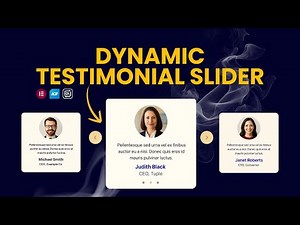 How To create Dynamic Testimonial Slider In Elementor?
