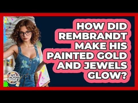 How Did Rembrandt Make His Painted Gold And Jewels Glow? - Art Across Cultures
