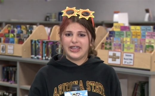 Kidcaster Makynzie gives your Wednesday morning forecast from Spitalny Steam School